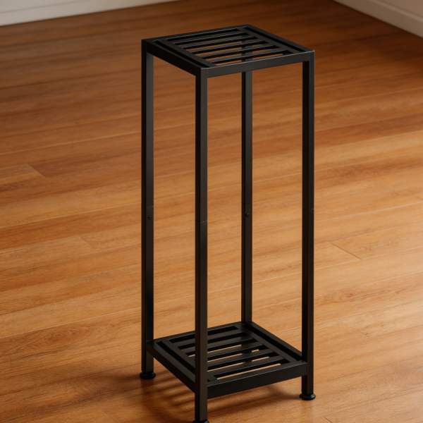 Wrought Iron Pedestal Plant Stand